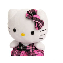 The new bow cat plush dolls Cute Kawaii KT Cat Plush Toys Stuffed Animal Hello Kitty Dolls Pillow Christmas gifts for Kids